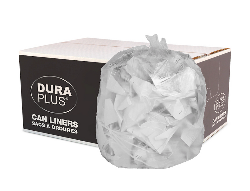 Garbage Bags LLDPE 35x50 Clear - Strong (100/cs)