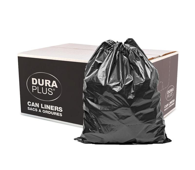 Garbage Bags 26" x 36" Black - Strong (200/cs)