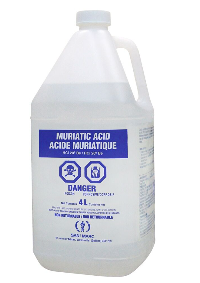 Acide muriatique (4L)