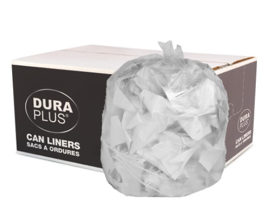 Garbage Bags 20" x 22" Clear - Utility (500/cs)