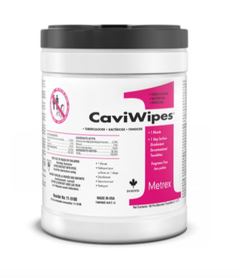 Lingettes désinfectantes de surface CaviWipes™ 6"x 6.75"(160ct)