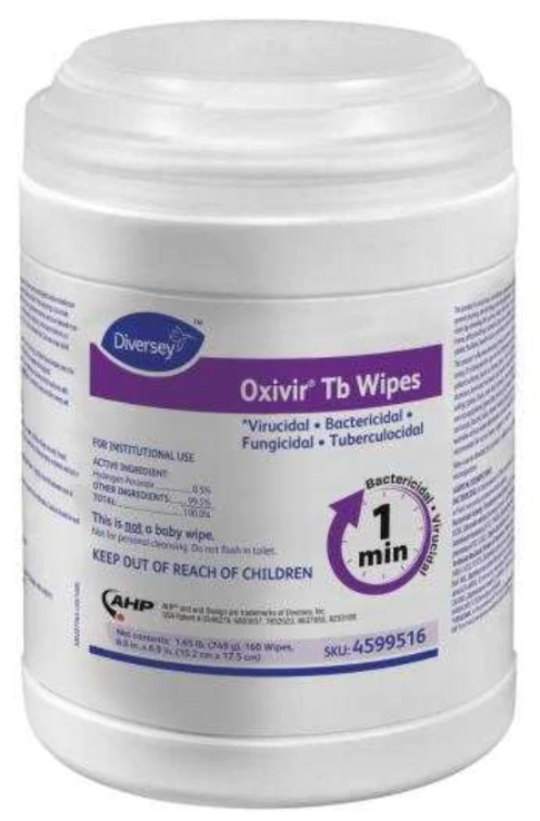 OXIVIR® TB One-Step Hospital Grade Disinfectant Wipes (160ct)