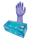 BLURITE™ Purple Extended Cuff Nitrile Gloves Powder-Free 6-MIl - Large (50/box)