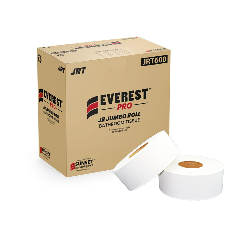 JRT600 Everest Pro® JRT Toilet Paper Rolls 600' (8/cs)