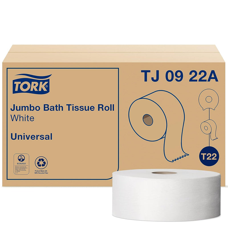 TJ 09 12A T22 Universel - Rouleau de papier hygiénique géant 2000' (12/cs)