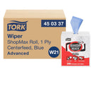 Advanced SHOPMAX Wiper 450, Centerfeed, Blue, 13" - Box of 200 (450337)
