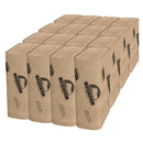 Pro Tuff-Job, PROTEC Single-Fold Dairy Wipers, Natural, 16 Packs x 250 Sheets, Case of 16 (W141)