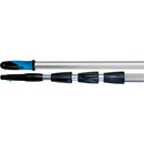 4-Piece Extension Handle, Aluminum, Telescopic, Threaded Taper Tip, 1" Diameter, 240" Length (WS-TP20-4)