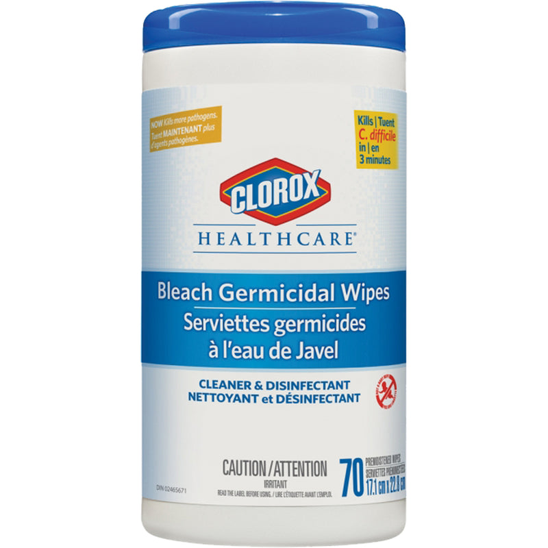 Healthcare® Disinfecting Bleach Germicidal Wipes (70ct)