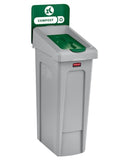Slim Jim® Recycling Station – Modular Waste Sorting System (1- to 4-Stream Options)
