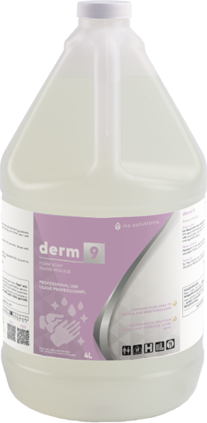 Derm 9 Unscented Foam Hand Soap with Aloe (4L)