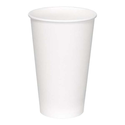 16oz Paper Coffee Cup - White (1000/cs)