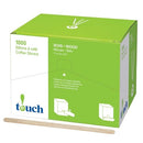 80410N Bâtonnet en bois 5,5" Pointe ronde (1000-Pack)