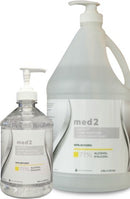 MED 2 Hand Sanitizer Gel 71% Alcohol Fragrance-Free — 500 mL Pump & 3.78 L Jug
