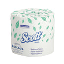 Scott® Toilet Paper, 1 Ply, 550 Sheets/Roll, White, 80 per case (05102)