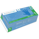 Disposable Nitrile Gloves — 5.2 Mil, Powder-Free, Blue, Large, 100/Box (S5204)
