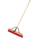 Push Broom with Braced Handle, Medium, PVC Bristles (Multiple Sizes)