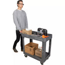 Utility Service Cart, 2 Tiers, 16-1/2" x 32-1/2" x 34-1/2", 550 lbs. Capacity (MP640)
