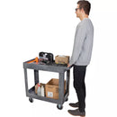 Utility Service Cart, 2 Tiers, 16-1/2" x 32-1/2" x 34-1/2", 550 lbs. Capacity (MP640)