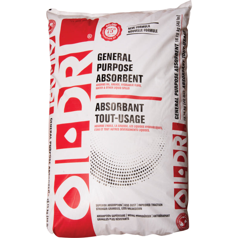 Oil-Dri® Oil Absorbent — 18 kg Bag - 82101060