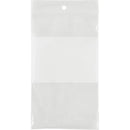 White Block Poly Bags, Reclosable, 2 mils, Pack of 100 (Multiple Sizes)