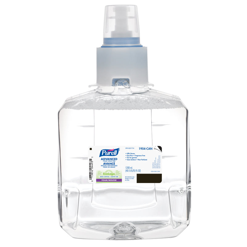 LTX-12™ Advanced Hand Sanitizer — 70% Alcohol, Unscented, 1.2 L Refills (Case of 2) - 1904-02-CAN00