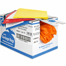Industrial Garbage Bags, 3X Strong, 35" W x 50" L, 2.7 mils, Orange (682106)