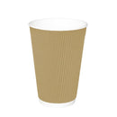 Gobelet en papier kraft isolé à triple paroi - 4oz (1000/ct)