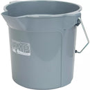 Round Bucket with Pouring Spout, 2.64 US Gal. (10.57 qt.) Capacity, Grey