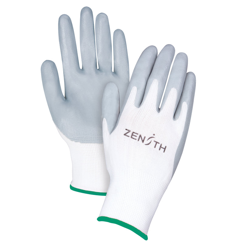 Lightweight Gloves — Foam Nitrile Coating, 13-Gauge Polyester Shell (Sizes XS–2XL)