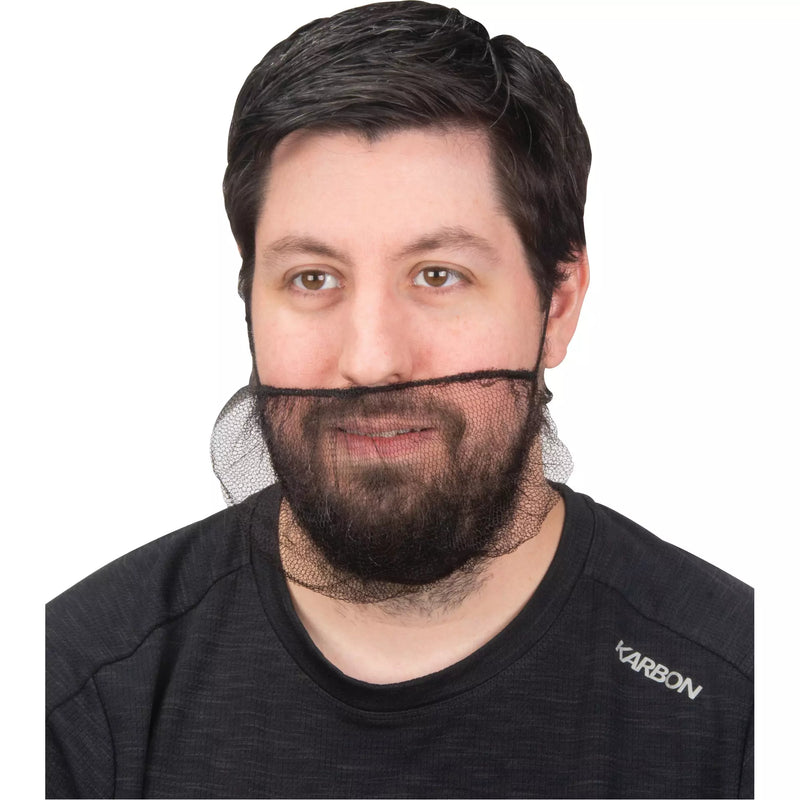 Nylon Beard Net - Brown (100-Pack)