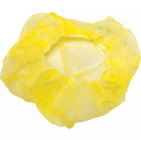 Bouffant Caps, Polypropylene, Yellow, Case of 1,000 (Multiple Sizes)