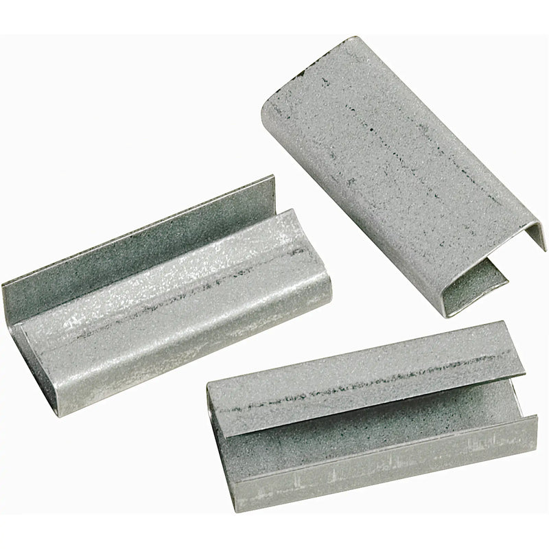 Seals & Buckles for Polypropylene Strapping, Open, 1/2", 2000 per case (4020 X 2 M)