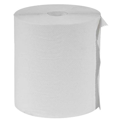 01190 Embassy® Hand Towel Rolls - White 2-Ply 8" x 500' (12/cs)
