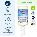 40 00 20 S4 Savon Liquide Doux Anti-Odeurs pour Cuisines Professionnelles 1L (6/cs)