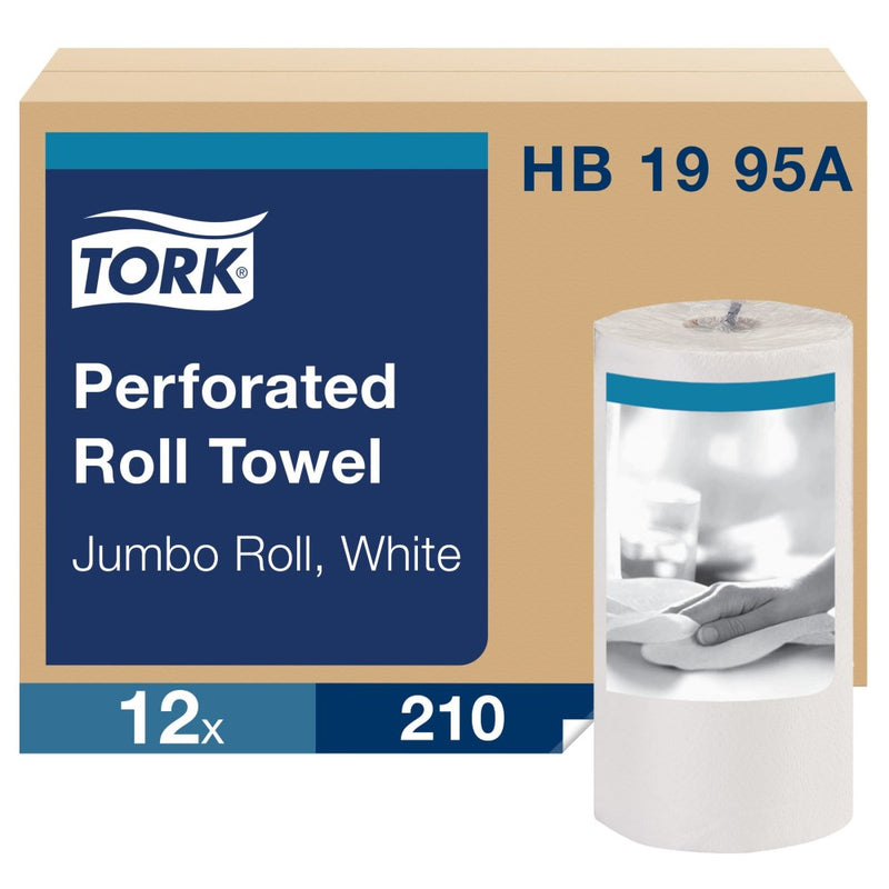 HB 19 95A Professional Kitchen Roll Towels 2-Ply 210 Sheets (12/cs)