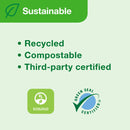 RK 8002 H21 Rouleaux d'essuie-tout universels Green Seal® - Kraft 1 pli 800' (6/cs)