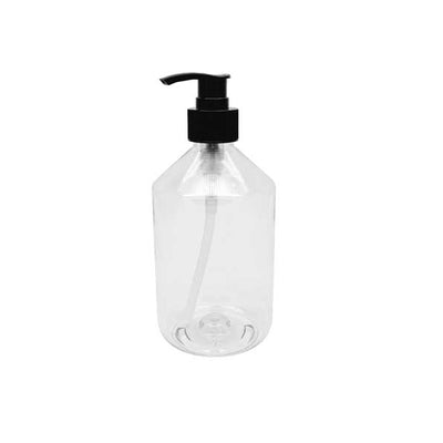 Bouteille en plastique vide avec pompe à lotion (500 ml)