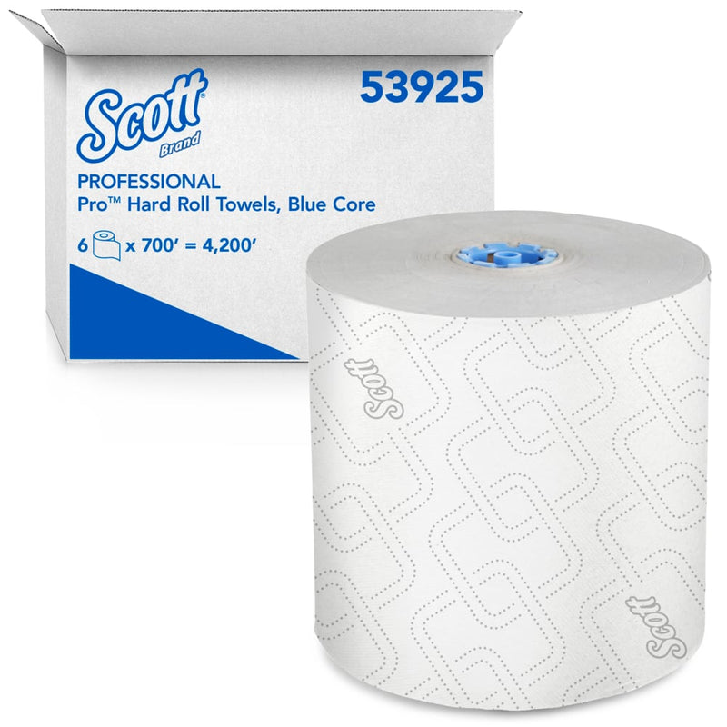 53925 SCOTT® Pro™ High Capacity Hard Roll Towels - White 700' (6/cs)