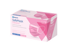 Masques de procédure SafeMask Classics™ avec boucle d'oreille - rose ASTM niveau 3 (50/boîte)