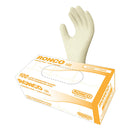 LE2 Disposable Gloves, Small, Latex, 4-mil, Powder-Free, Natural - 100 per box (Multiple Sizes)
