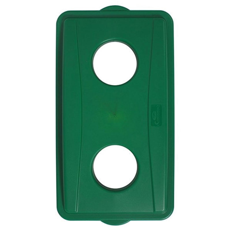 Green Receptacle Lid with Holes