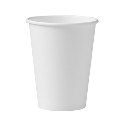 412WN-2050 Solo® Paper Hot Cups - White 12oz (1000/cs)
