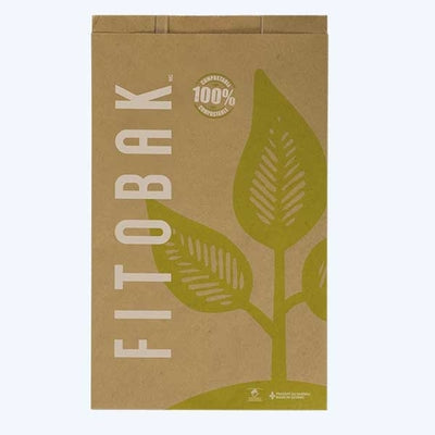 FITOBAK Compostable Food Waste Paper Bags (25-Pack)
