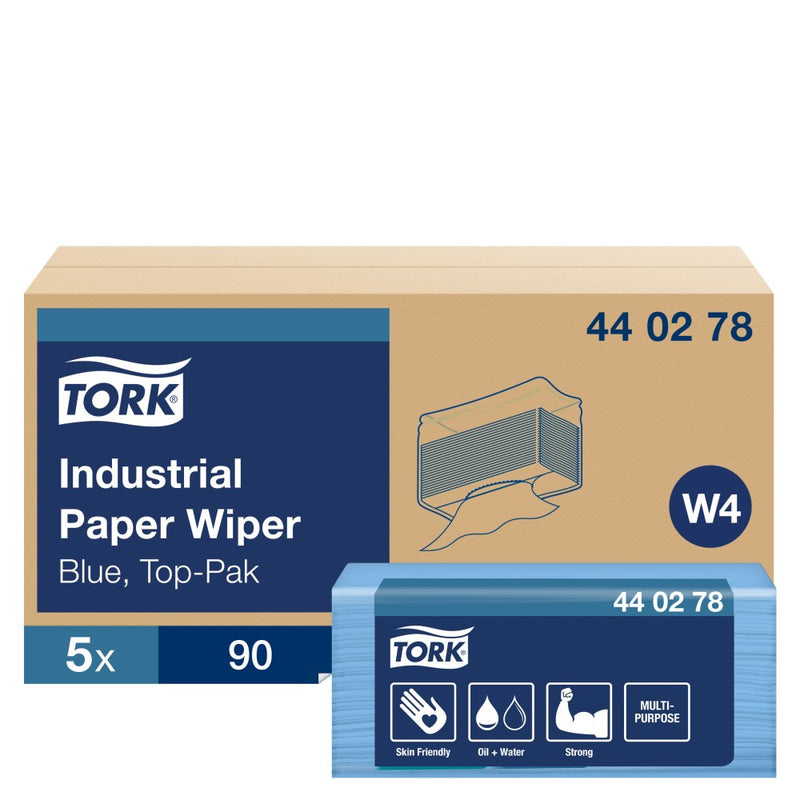 44 02 78 Industrial Paper Wiper 16.5" x 9" 90s (5/cs)