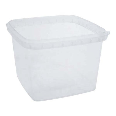 Clear Square Safety Container for Freezing 16oz (500/cs)