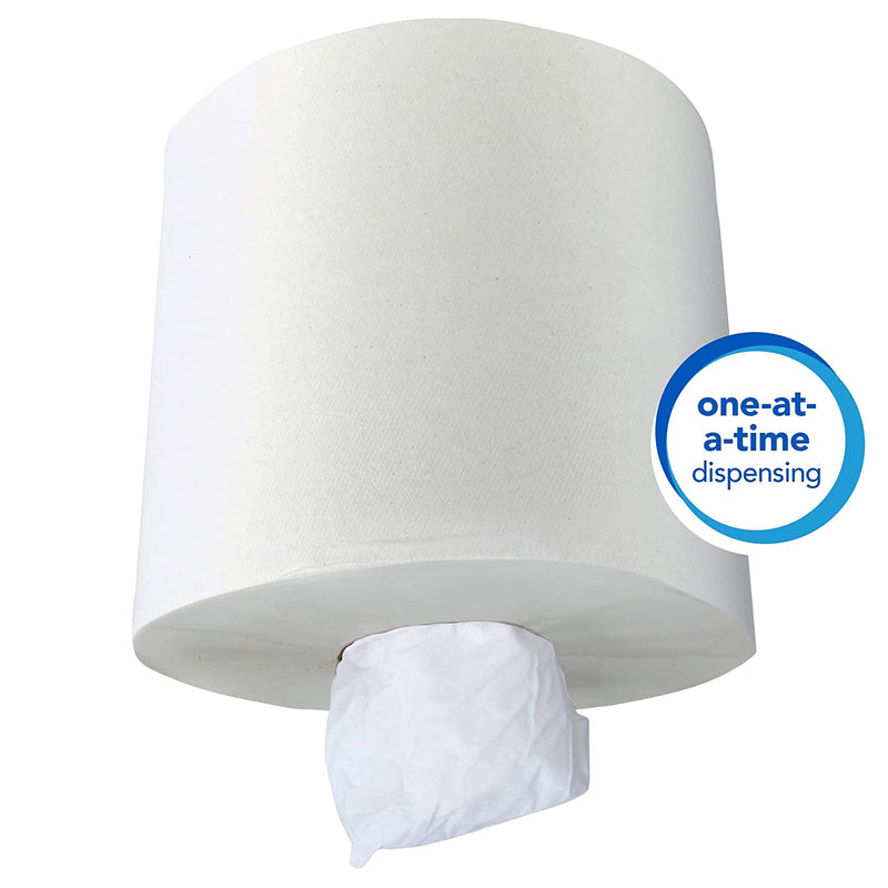 01032 Scott® Essential™ Roll Control Towels Centre Pull - White 700' (6/cs)