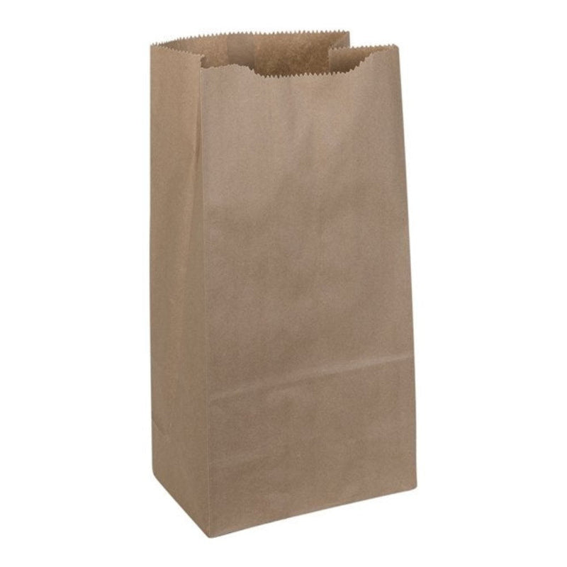 Sac d'épicerie rectangulaire en papier kraft robuste de 7 lb Cap. (500/cs)