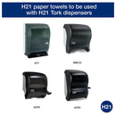 RB 8002 H21 Rouleaux d'essuie-mains universels - Blanc 1 épaisseur 800' (6/cs)