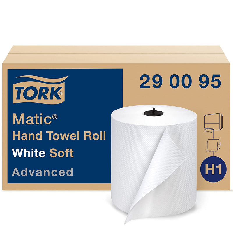 29 00 95 Matic® H1 Advanced Hand Towel Rolls - White 2-Ply 900' (6/cs)
